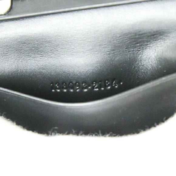 Gucci Key Case Leather Signature Ring Charm Black - Picture 8 of 10